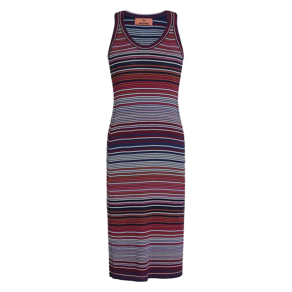 Missoni Long Striped DressDressesMissoniDPUS Designer OutletDS24SG1A-BK033T-SM9AU-428053147060842Dark TonesIT42Missoni Long Striped Dress