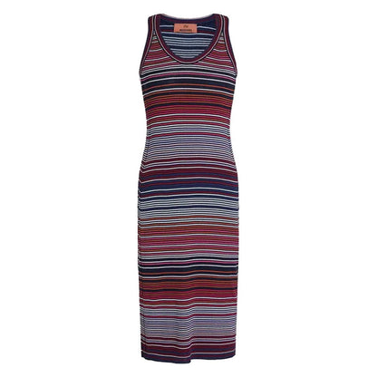 Missoni Long Striped DressDressesMissoniDPUS Designer OutletDS24SG1A-BK033T-SM9AU-428053147060842Dark TonesIT42Missoni Long Striped Dress
