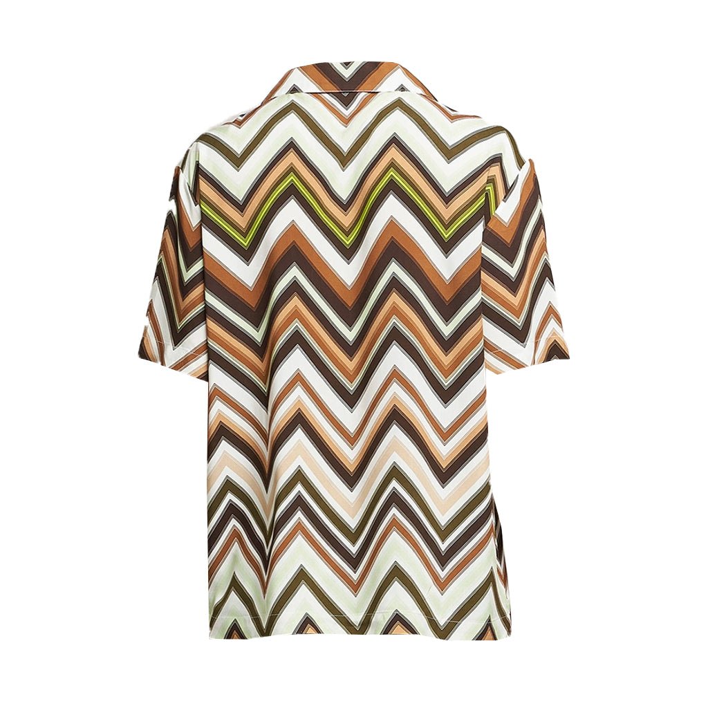 Missoni Short Sleeve ShirtShirtsMissoniDPUS Designer Outlet8053147004419Green/BrownMMissoni Short Sleeve Shirt