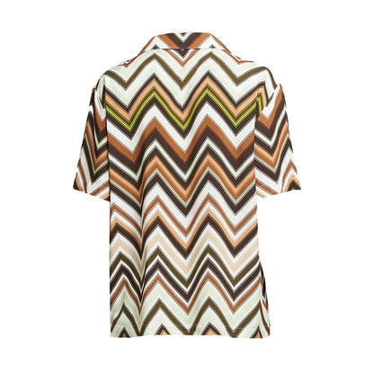 Missoni Short Sleeve ShirtShirtsMissoniDPUS Designer Outlet8053147004419Green/BrownMMissoni Short Sleeve Shirt
