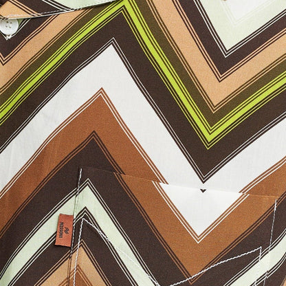 Missoni Short Sleeve ShirtShirtsMissoniDPUS Designer Outlet8053147004419Green/BrownMMissoni Short Sleeve Shirt