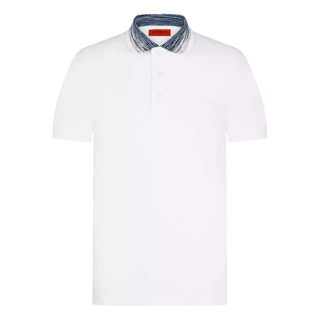Missoni Slub Collar Polo ShirtPolosMissoniDPUS Designer Outlet8051575611230MultiSMissoni Slub Collar Polo Shirt