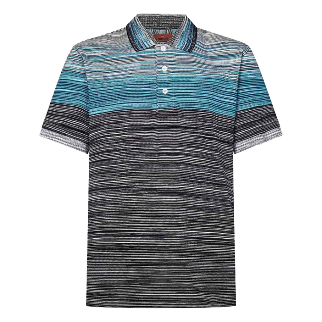 Missoni Space Dye Short Sleeve Polo ShirtPolosMissoniDPUS Designer OutletUS24W20C-BJ0014-SM9DD-M8053147165431MultiMMissoni Space Dye Short Sleeve Polo Shirt