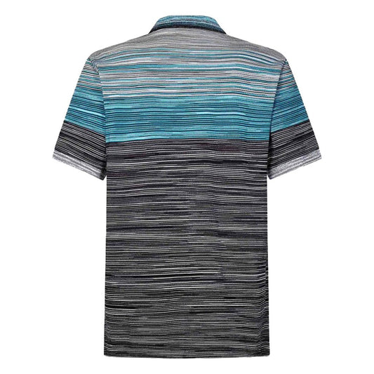 Missoni Space Dye Short Sleeve Polo ShirtPolosMissoniDPUS Designer OutletUS24W20C-BJ0014-SM9DD-M8053147165431MultiMMissoni Space Dye Short Sleeve Polo Shirt