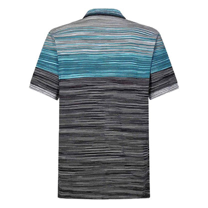 Missoni Space Dye Short Sleeve Polo ShirtPolosMissoniDPUS Designer OutletUS24W20C-BJ0014-SM9DD-M8053147165431MultiMMissoni Space Dye Short Sleeve Polo Shirt
