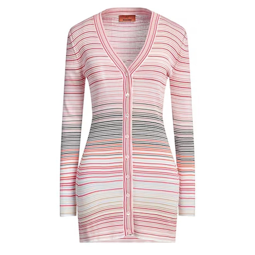 Missoni Striped CardiganDressesMissoniDPUS Designer Outlet8053147070209Light TonesIT40Missoni Striped Cardigan