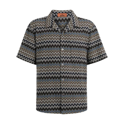 Missoni Zig Zag Bowling ShirtShirtMissoniDPUS Designer Outlet8053147119823MultiIT48Missoni Zig Zag Bowling Shirt