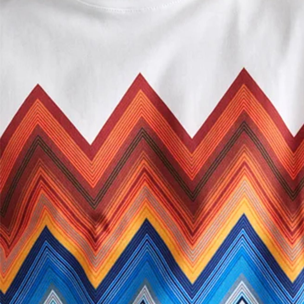 Missoni Zig Zag Print Detail T-ShirtT-ShirtsMissoniDPUS Designer Outlet8053147214993RedMMissoni Zig Zag Print Detail T-Shirt