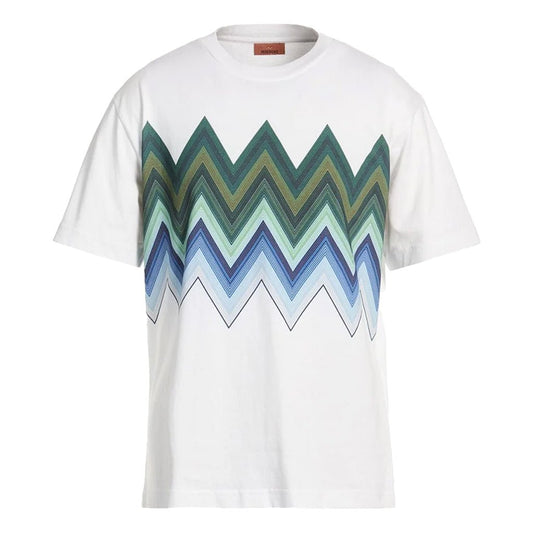Missoni Zig Zag Print Detail T-ShirtT-ShirtsMissoniDPUS Designer Outlet8053147492568MultiMMissoni Zig Zag Print Detail T-Shirt