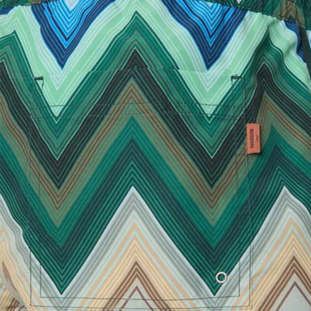 Missoni Zig Zag Printed Swim ShortsSwimshortsMissoniDPUS Designer Outlet8053147215174GreenMMissoni Zig Zag Printed Swim Shorts