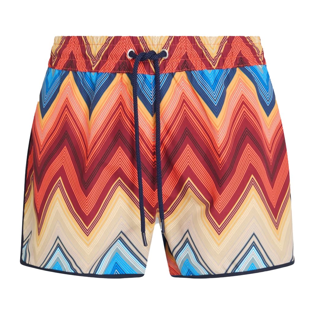 Missoni Zig Zag Printed Swim ShortsSwimshortsMissoniDPUS Designer Outlet8053147492889OrangeLMissoni Zig Zag Printed Swim Shorts