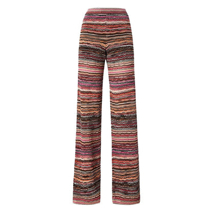 Missoni Zig Zag Striped Lame Flared TrousersTrousersMissoniDPUS Designer Outlet8053147481241MultiIT44Missoni Zig Zag Striped Lame Flared Trousers