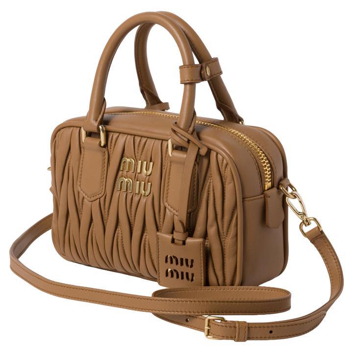 Miu Miu Arcadie Matelassé Nappa Leather BagBagsMiu MiuDPUS Designer Outlet1541269557898050242453050CaramelMiu Miu Arcadie Matelassé Nappa Leather Bag