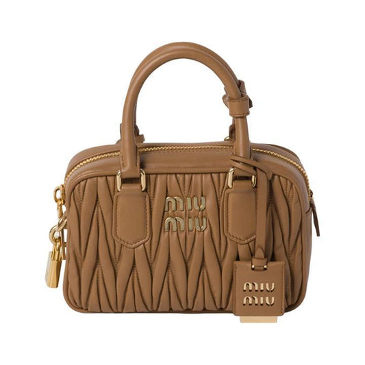 Miu Miu Arcadie Matelassé Nappa Leather BagBagsMiu MiuDPUS Designer Outlet1541269557898050242453050CaramelMiu Miu Arcadie Matelassé Nappa Leather Bag