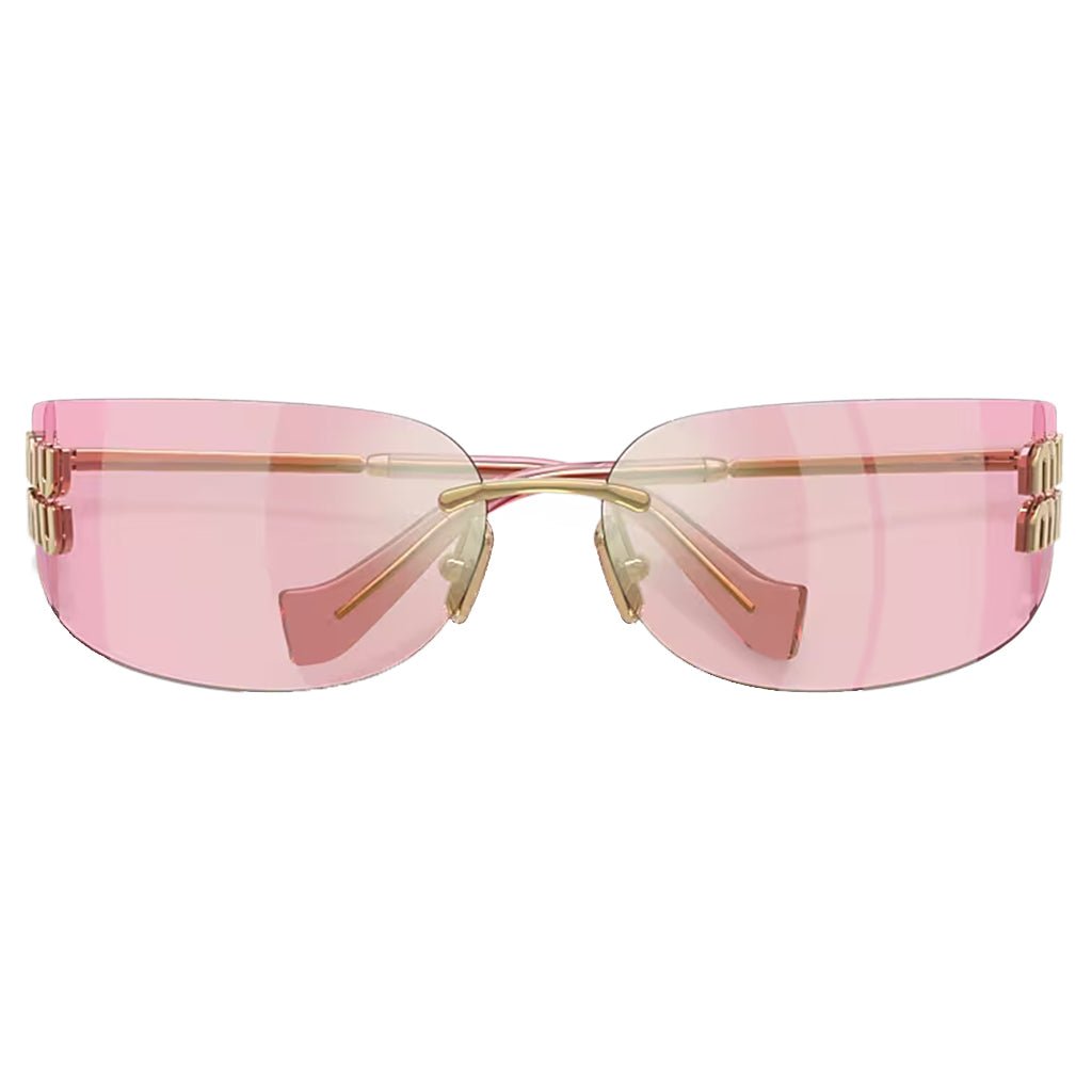 Miu Miu Aube Sunglasses (Slim Line)SunglassesMiu MiuDPUS Designer Outlet080562628857348056262885734Pink Mirror GreenMiu Miu Aube Sunglasses (Slim Line)