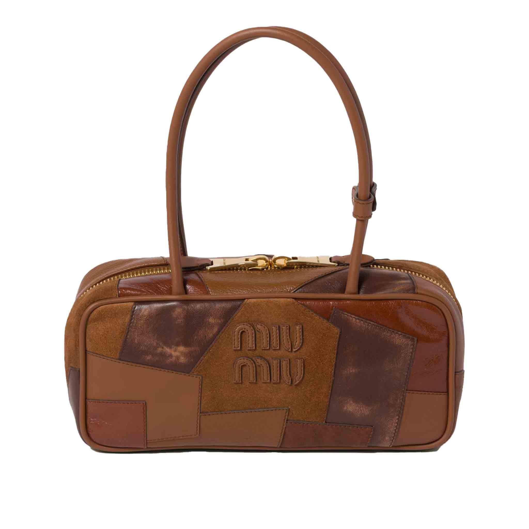Miu Miu Beau Leather Patchwork BagBagsMiu MiuDPUS Designer Outlet8058955909085Miu Miu Beau Leather Patchwork Bag