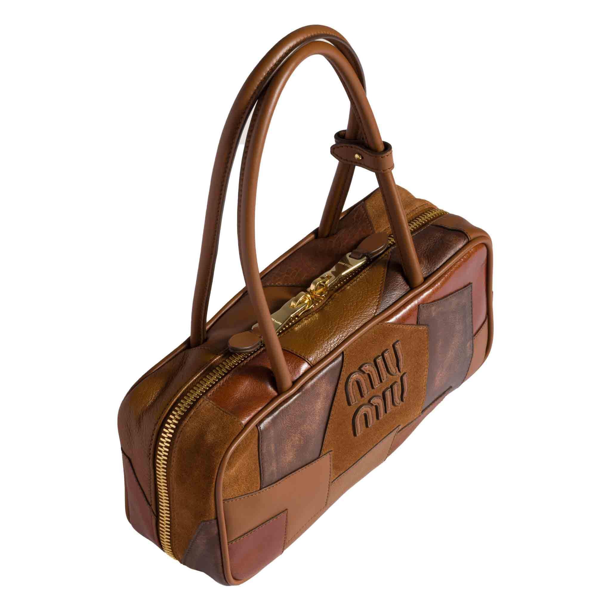 Miu Miu Beau Leather Patchwork BagBagsMiu MiuDPUS Designer Outlet8058955909085Miu Miu Beau Leather Patchwork Bag