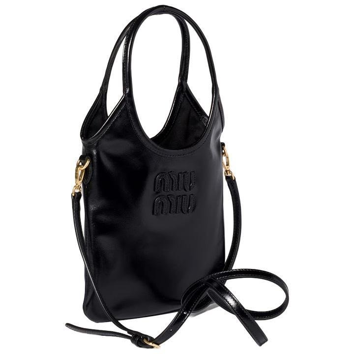 Miu Miu IVY leather handbagBagsMiu MiuDPUS Designer Outlet1541242052998057627382875BlackMiu Miu IVY leather handbag