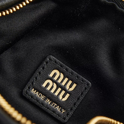 Miu Miu Matelassé Nappa Leather PouchBagsMiu MiuDPUS Designer Outlet1541262105128057627353790BlackMiu Miu Matelassé Nappa Leather Pouch