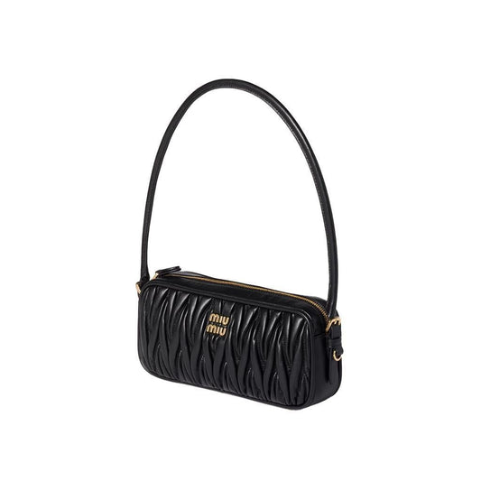 Miu Miu Matelassé Nappa Leather PouchBagsMiu MiuDPUS Designer Outlet1541267853488056811127735BlackMiu Miu Matelassé Nappa Leather Pouch