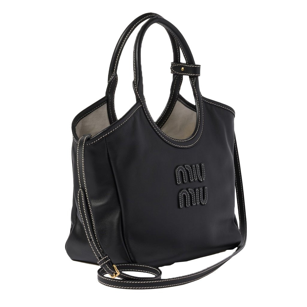 Miu Miu Small IVY Leather BagBagsMiu MiuDPUS Designer Outlet8057627565230BlackMiu Miu Small IVY Leather Bag