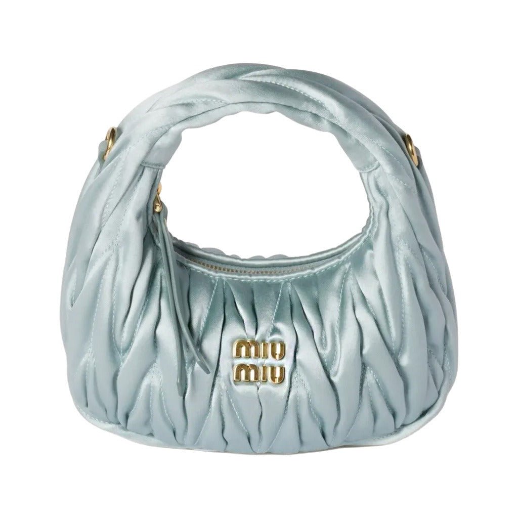 [Miu Miu] Wander Matelassé Satin Mini - BagBagsMiu MiuDPUS Designer Outlet1541236259138050242174061Sky Blue[Miu Miu] Wander Matelassé Satin Mini - Bag