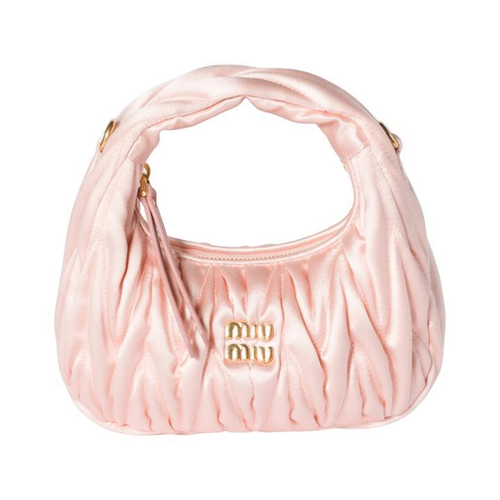 [Miu Miu] Wander Matelassé Satin Mini - BagBagsMiu MiuDPUS Designer Outlet1541299541478050242288126Pink[Miu Miu] Wander Matelassé Satin Mini - Bag