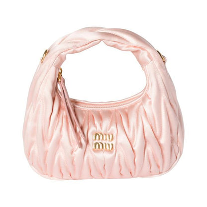 [Miu Miu] Wander Matelassé Satin Mini - BagBagsMiu MiuDPUS Designer Outlet1541299541478050242288126Pink[Miu Miu] Wander Matelassé Satin Mini - Bag