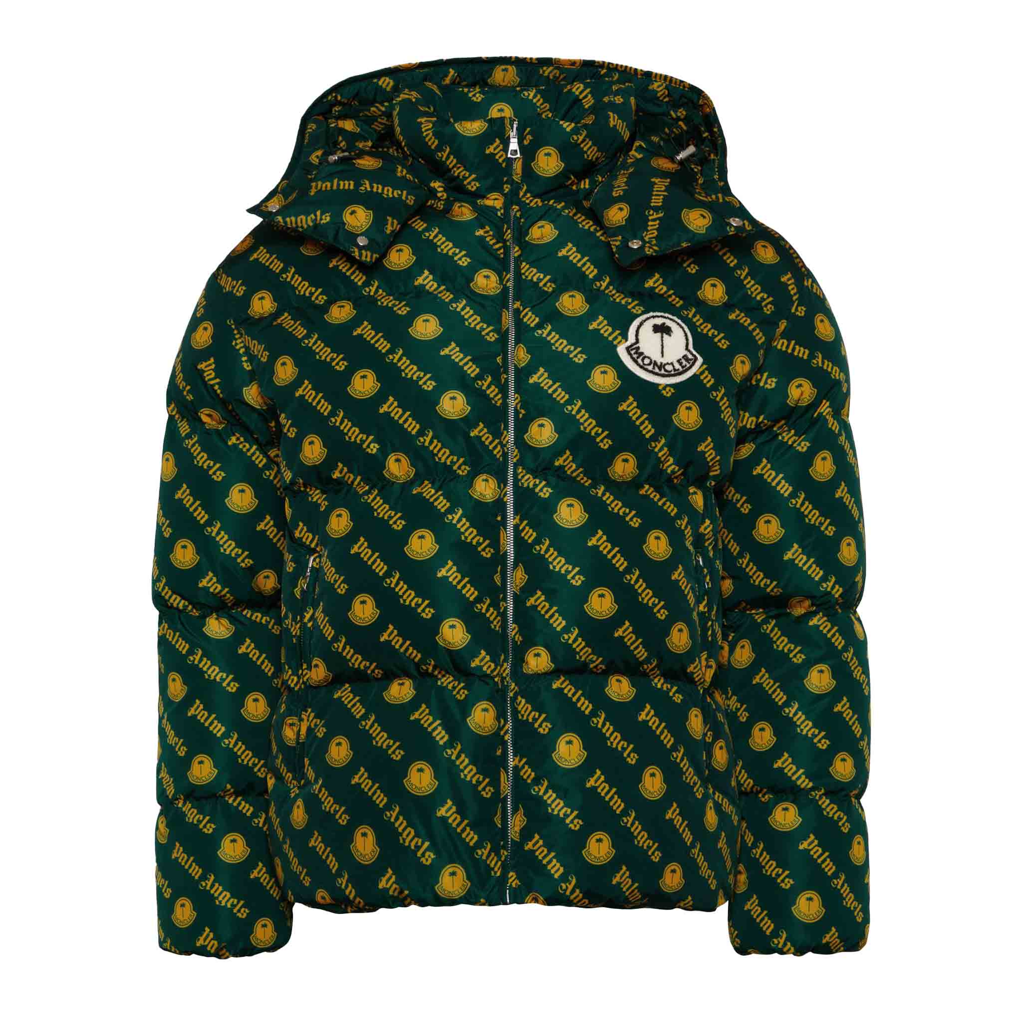 Moncler Genius X Palm Angels Thompson Jacket in GreenCoats & JacketsMonclerDPUS80593437611322Moncler Genius X Palm Angels Thompson Jacket in Green