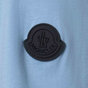 Moncler Grenoble Ladies Powder Blue Logo T-ShirtT-ShirtsMonclerDPUS8053875501686XSMoncler Grenoble Ladies Powder Blue Logo T-Shirt