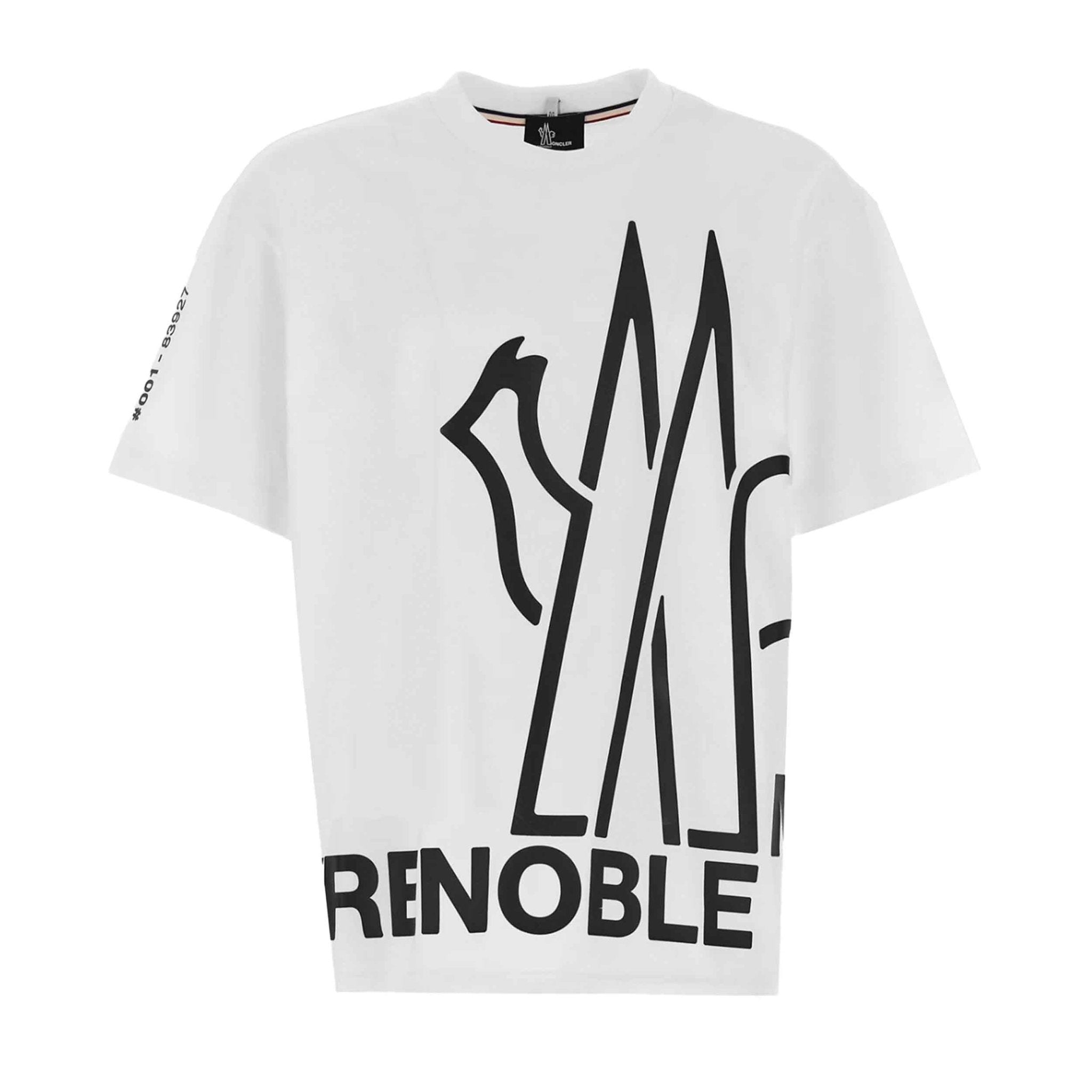 Moncler Grenoble Maxi Logo Cotton T-Shirt in WhiteT-ShirtsMonclerDPUS Designer Outlet8055724886494SMoncler Grenoble Maxi Logo Cotton T-Shirt in White