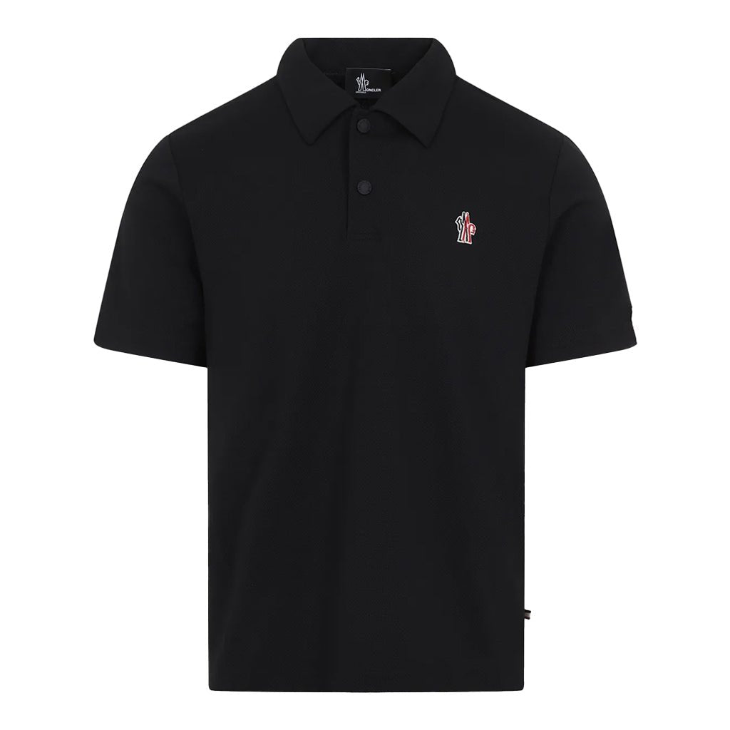 Moncler Grenoble Men's Logo Patch PoloT-ShirtMonclerDPUS Designer Outlet8053813908201BlackMMoncler Grenoble Men's Logo Patch Polo