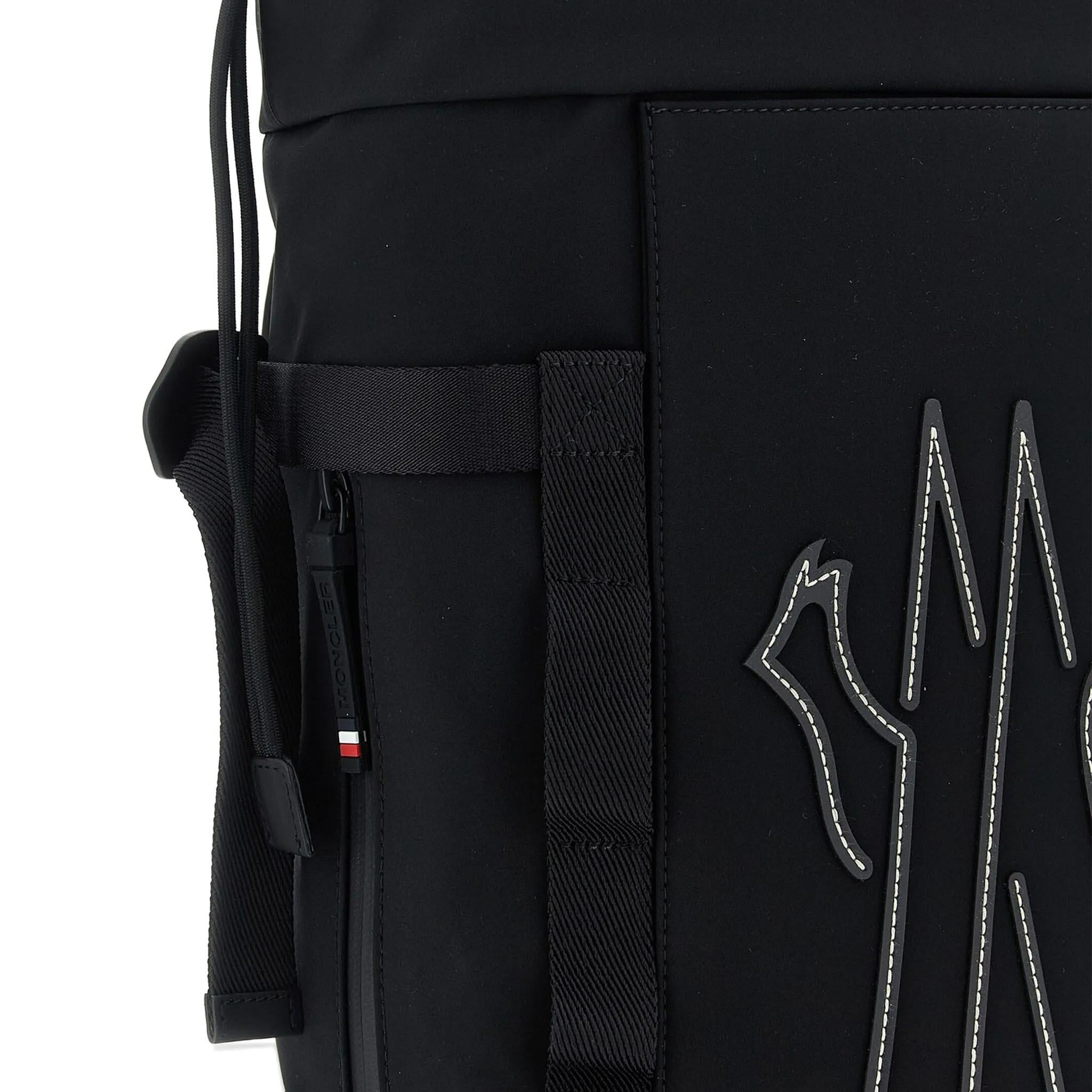 Moncler Grenoble Men's Water - Repellent Logo Backpack in BlackMonclerDPUS Designer Outlet203001213698053813317713Moncler Grenoble Men's Water - Repellent Logo Backpack in Black