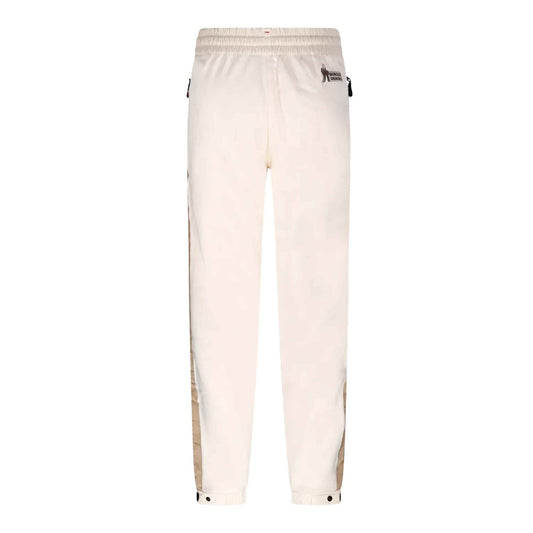 Moncler Grenoble Women's Mountain Logo Padded Cotton Track Pants in Off White