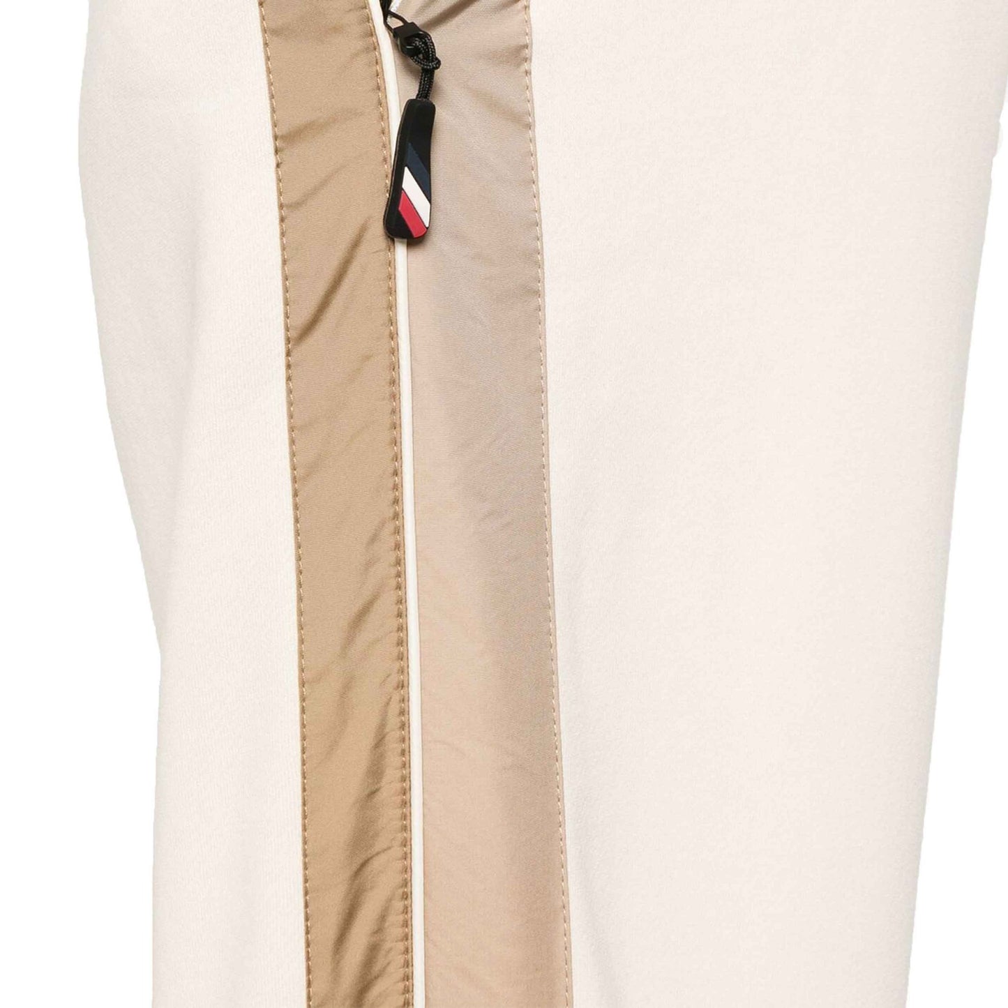 Moncler Grenoble Women's Mountain Logo Padded Cotton Track Pants in Off White