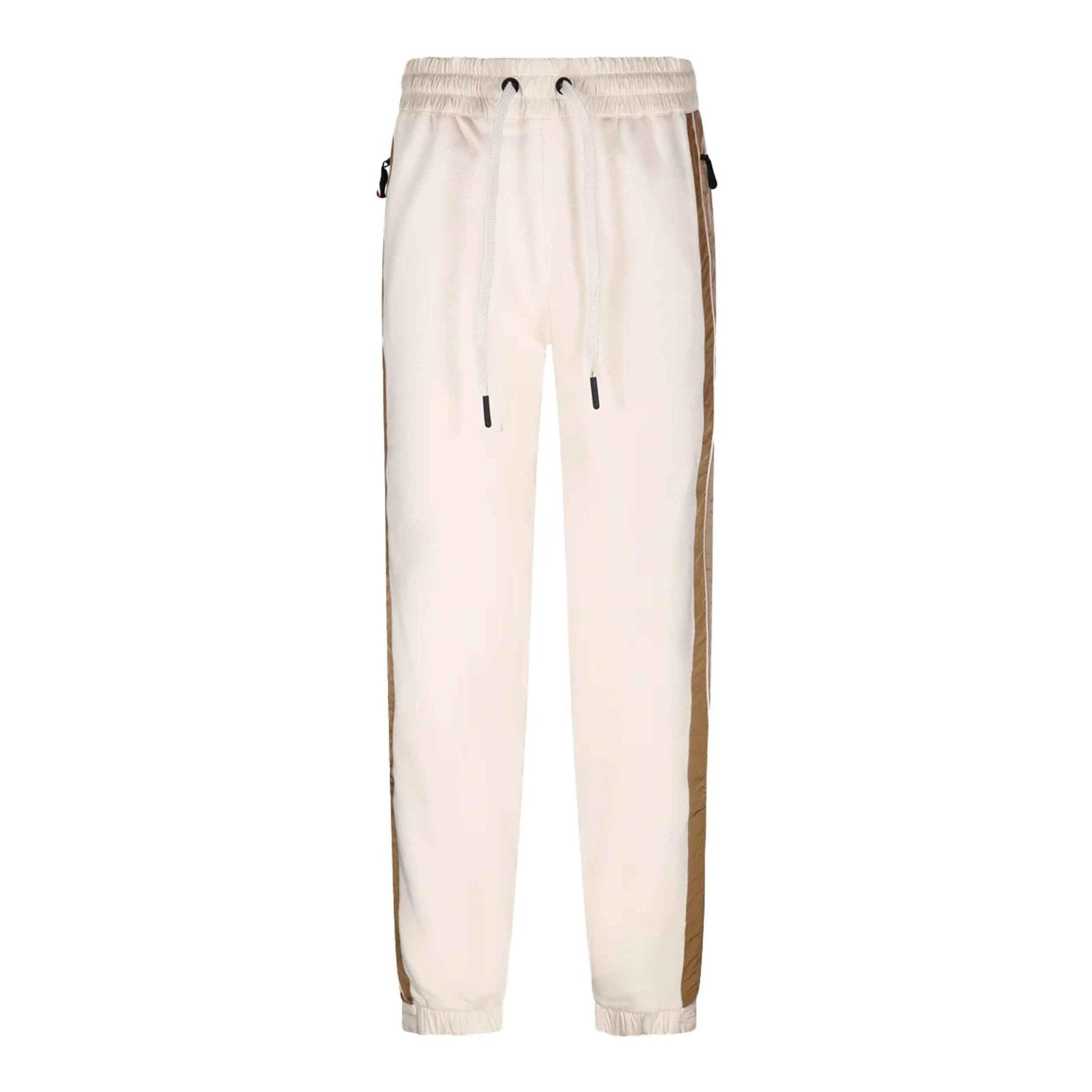 Moncler Grenoble Women's Mountain Logo Padded Cotton Track Pants in Off WhiteSweatpantsMonclerDPUS Designer Outlet8055724764860XSMoncler Grenoble Women's Mountain Logo Padded Cotton Track Pants in Off White