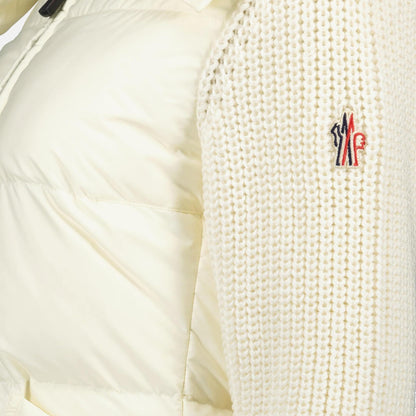 Moncler Grenoble Women's Padded Wool Zip - Up Cardigan in IvoryMonclerDPUS Designer Outlet203000890118053813258528SMoncler Grenoble Women's Padded Wool Zip - Up Cardigan in Ivory