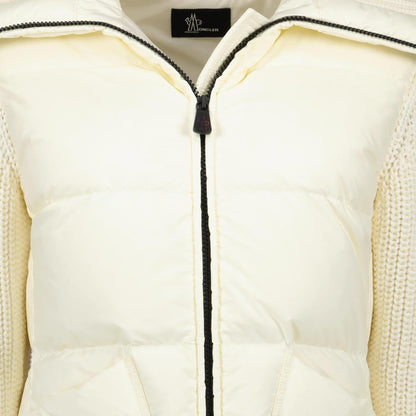 Moncler Grenoble Women's Padded Wool Zip - Up Cardigan in IvoryMonclerDPUS Designer Outlet203000890118053813258528SMoncler Grenoble Women's Padded Wool Zip - Up Cardigan in Ivory