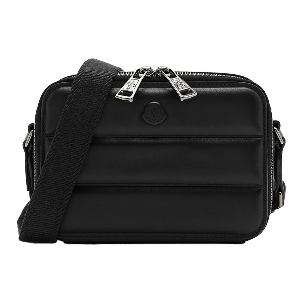 Moncler Horizontal Crossbody Leather Bag in BlackMonclerDPUS Designer Outlet203001213818055724767045Moncler Horizontal Crossbody Leather Bag in Black