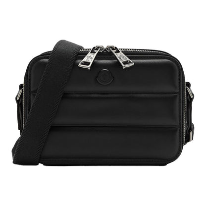 Moncler Horizontal Crossbody Leather Bag in BlackMonclerDPUS Designer Outlet203001213818055724767045Moncler Horizontal Crossbody Leather Bag in Black