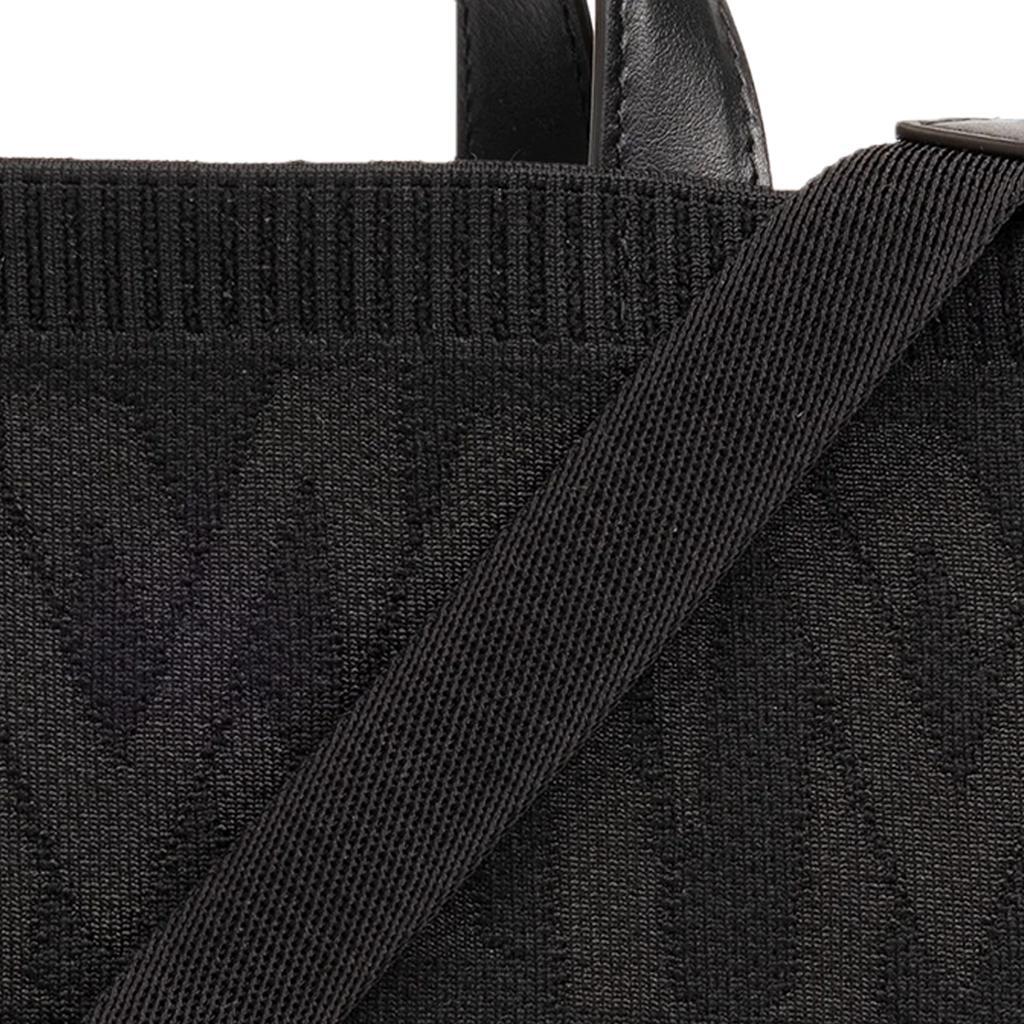Moncler Logo Jacquard Knit Tote Bag in BlackMonclerDPUS Designer Outlet203001213738053875851729Moncler Logo Jacquard Knit Tote Bag in Black