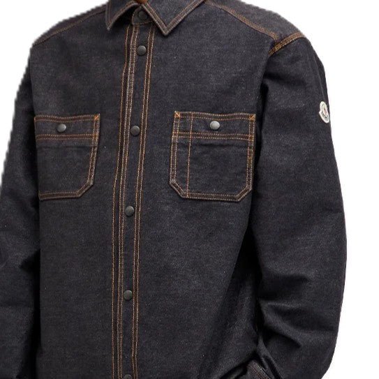 Moncler Men's Denim OvershirtCoats & JacketsMonclerDPUS Designer OutletJ20912F00016596IF-L8055724905027Blue DenimLMoncler Men's Denim Overshirt