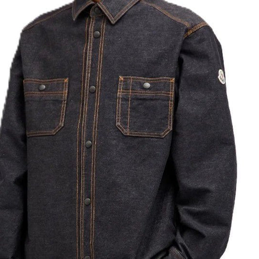Moncler Men's Denim OvershirtCoats & JacketsMonclerDPUS Designer OutletJ20912F00016596IF-L8055724905027Blue DenimLMoncler Men's Denim Overshirt