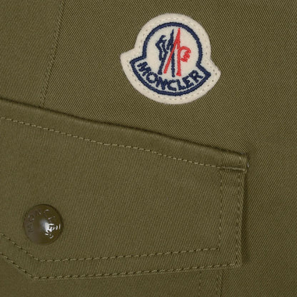 Moncler Men's Logo Patch Cotton Trousers in Military GreenMonclerDPUS Designer Outlet20300121205805387540333146Moncler Men's Logo Patch Cotton Trousers in Military Green