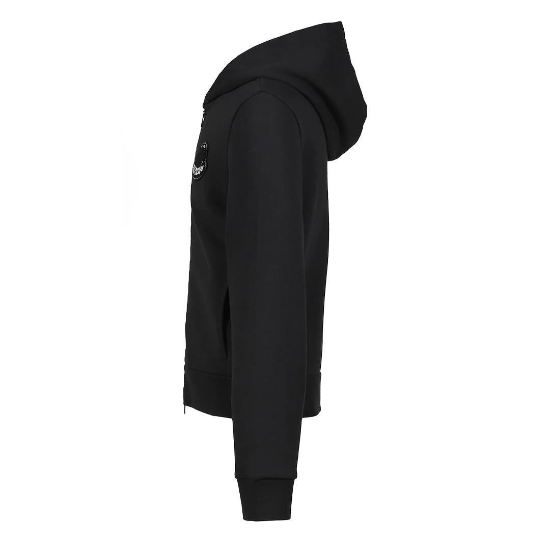 Moncler Men's Logo Patch Zipped Hoodie in BlackHoodies & Zip - UpsMonclerDPUS Designer Outlet8053813081218MMoncler Men's Logo Patch Zipped Hoodie in Black