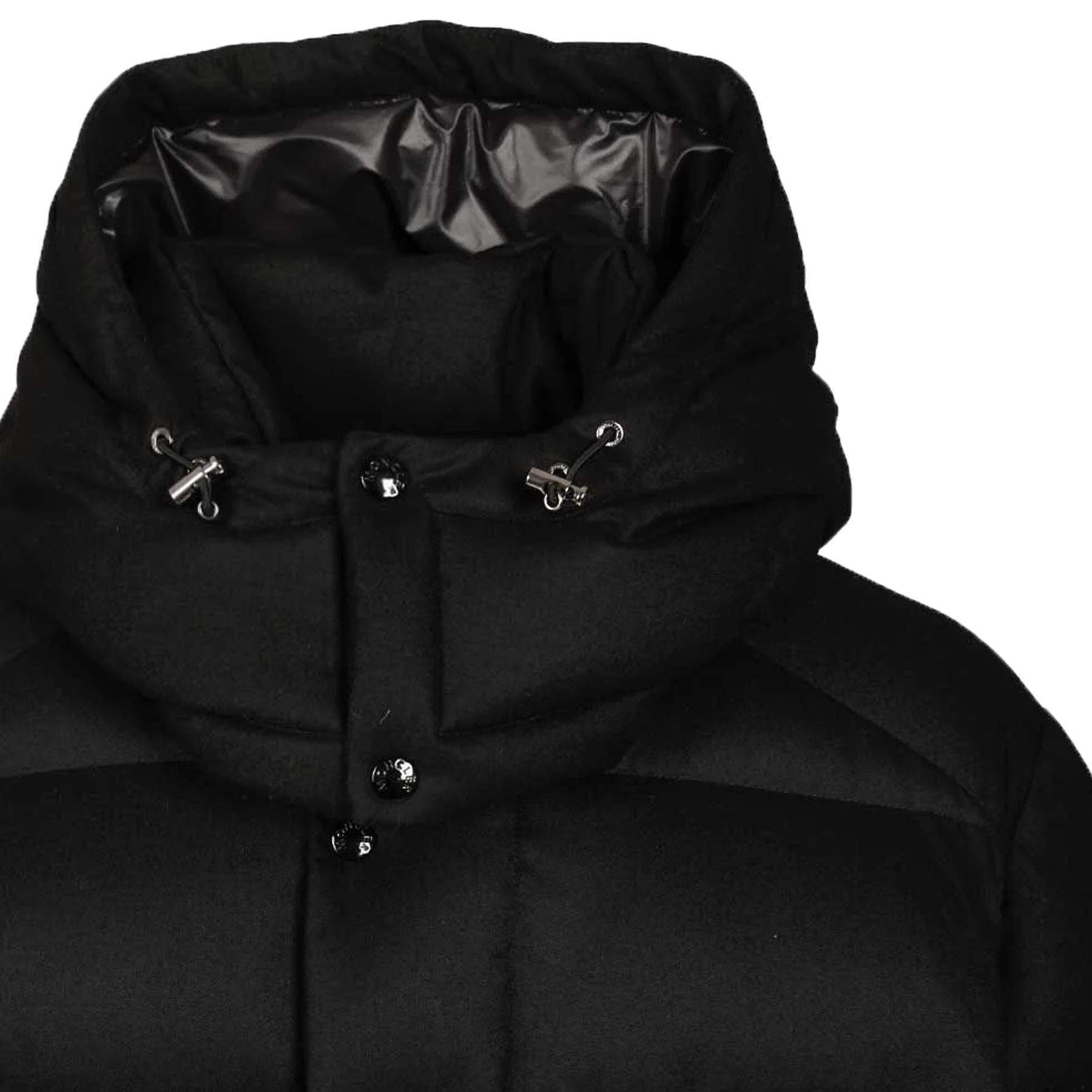 Moncler Men's Maya 70 Hooded Wool Flannel Short Down Jacket in BlackCoats & JacketsMonclerDPUS Designer Outlet2030008882880538133299456Moncler Men's Maya 70 Hooded Wool Flannel Short Down Jacket in Black