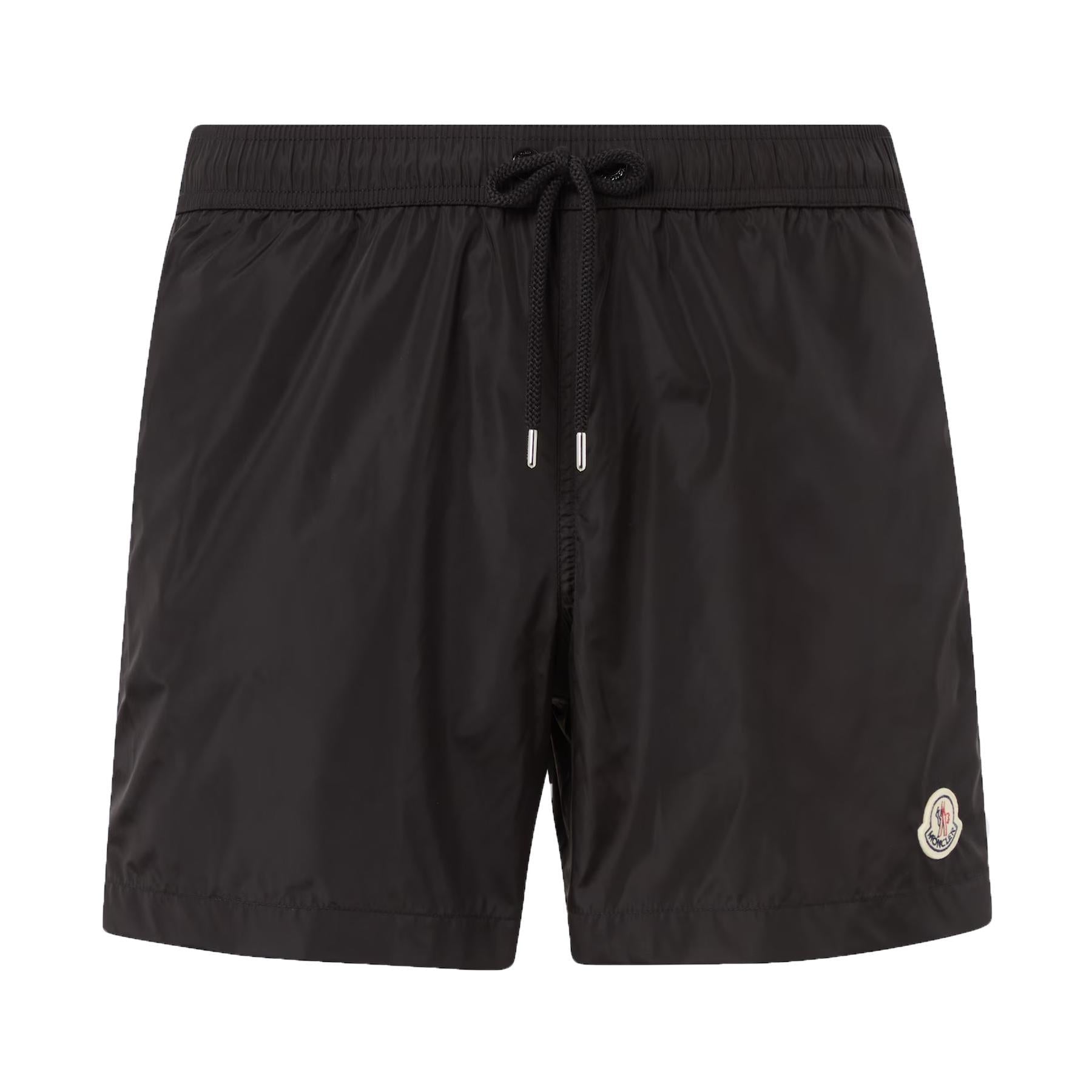 Moncler Men's Patch Logo Swim Shorts in BlackMonclerDPUS Designer Outlet203001212268059343965363SMoncler Men's Patch Logo Swim Shorts in Black