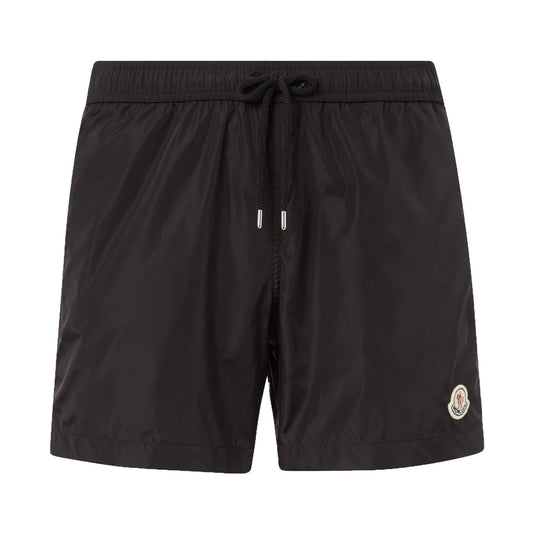 Moncler Men's Patch Logo Swim Shorts in BlackMonclerDPUS Designer Outlet203001212268059343965363SMoncler Men's Patch Logo Swim Shorts in Black
