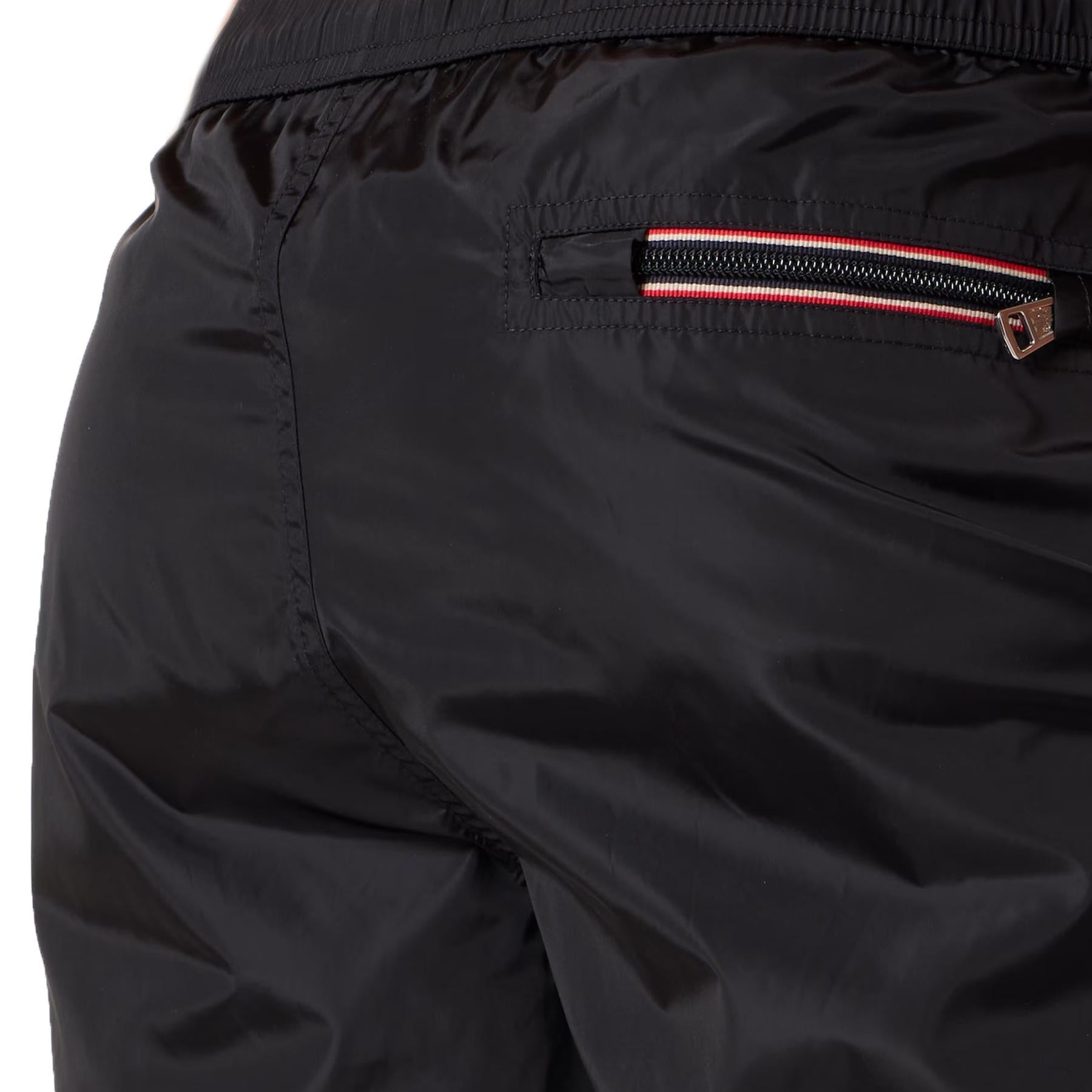 Moncler Men's Patch Logo Swim Shorts in BlackMonclerDPUS Designer Outlet203001212268059343965363SMoncler Men's Patch Logo Swim Shorts in Black