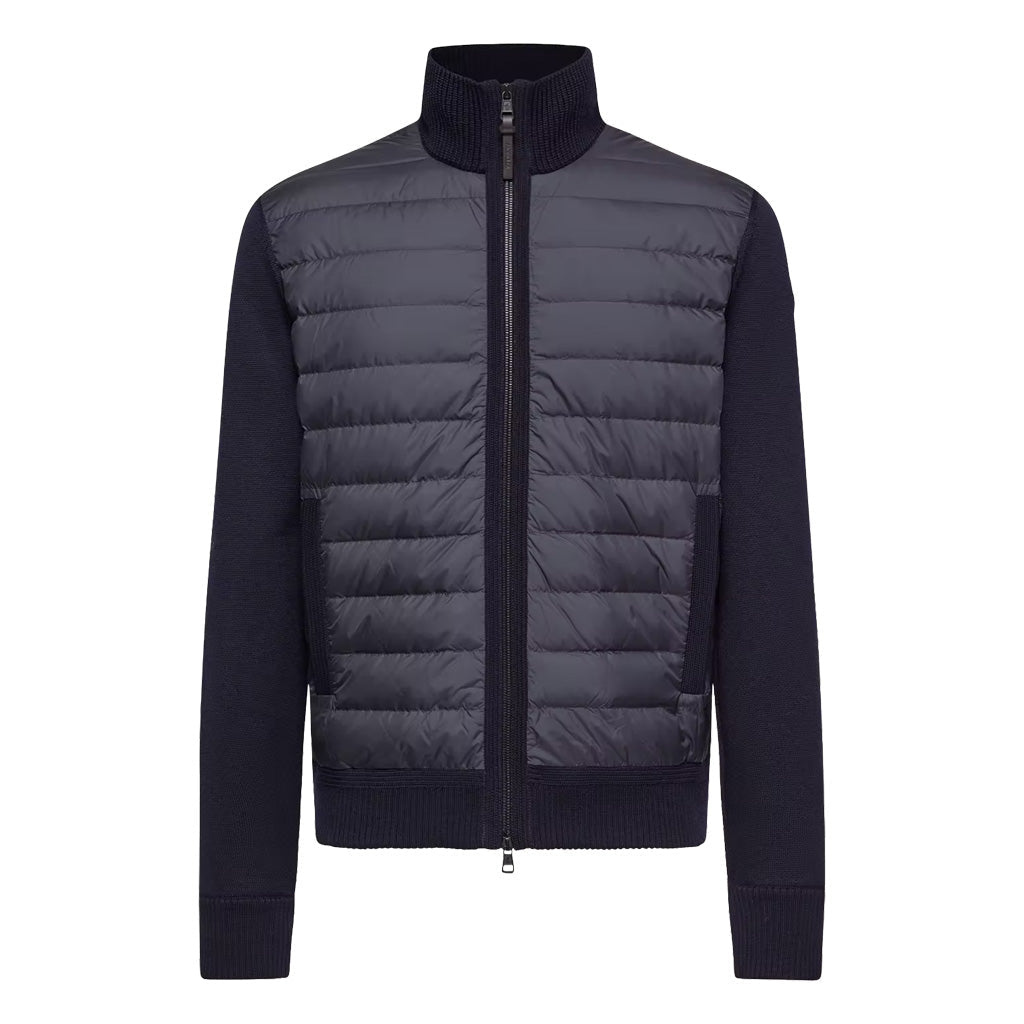 Moncler Men's Wool Padded Zip-Up CardiganKnitwearMonclerDPUS Designer OutletL10919B00018M1131-776-M8053813655457BlueMMoncler Men's Wool Padded Zip-Up Cardigan
